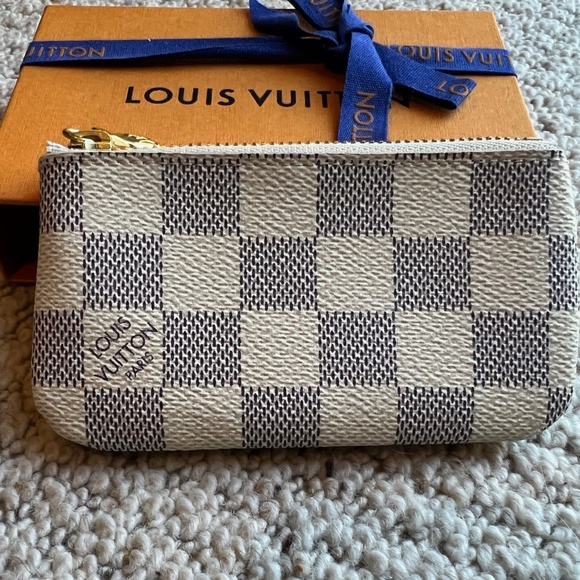Louis Vuitton Damier Azur Key Coin Pouch Cles - Picture 11 of 15